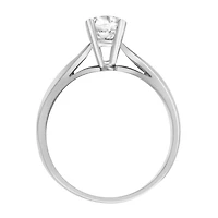 Fire Of The North Solitaire Engagement Ring with .50 Carat Diamond in 14kt Gold