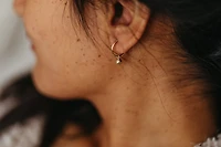 14MM Hoop Earrings in 14kt Yellow Gold