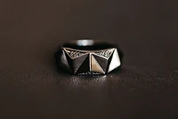 Star Wars Darth Vader Ring with .20 Carat TW of Diamonds in Sterling Silver