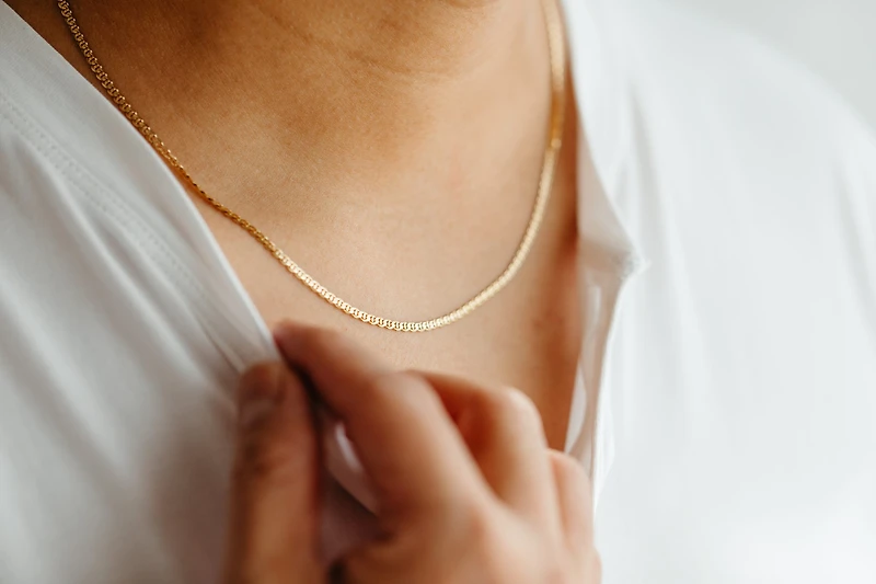 20″ Mariner Chain in 10kt Yellow Gold