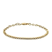 7″ Classic Petite Tennis Bracelet with .50 Carat TW of Diamonds in 10kt Yellow Gold