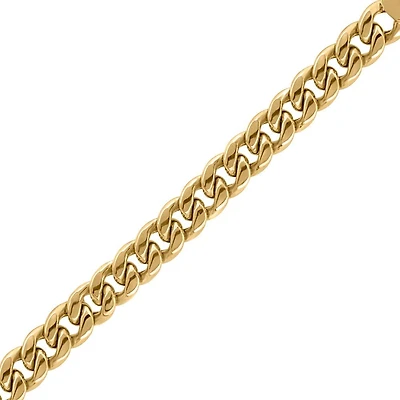 8.5″ 10kt Yellow Gold Cuban Bracelet