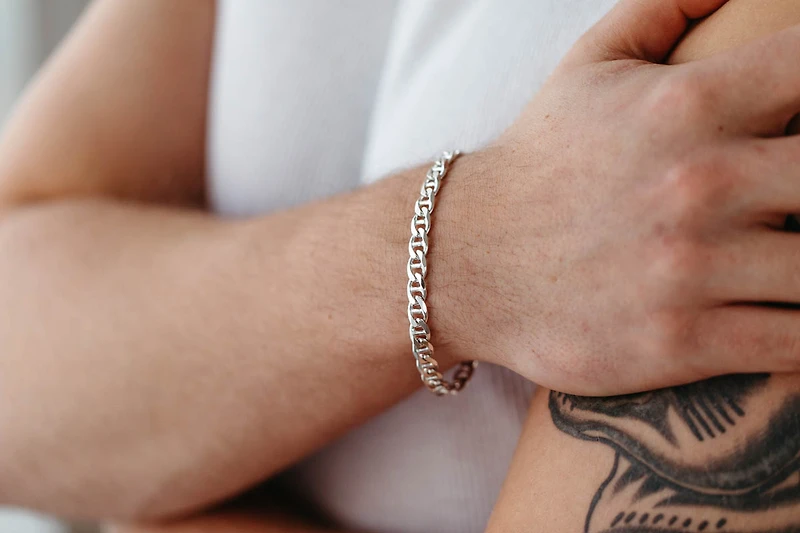 8” Mariner Bracelet in Sterling Silver