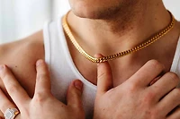 22″ Cuban Chain in 10kt Yellow Gold