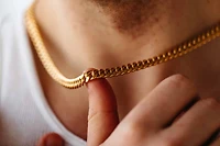 22″ Cuban Chain in 10kt Yellow Gold