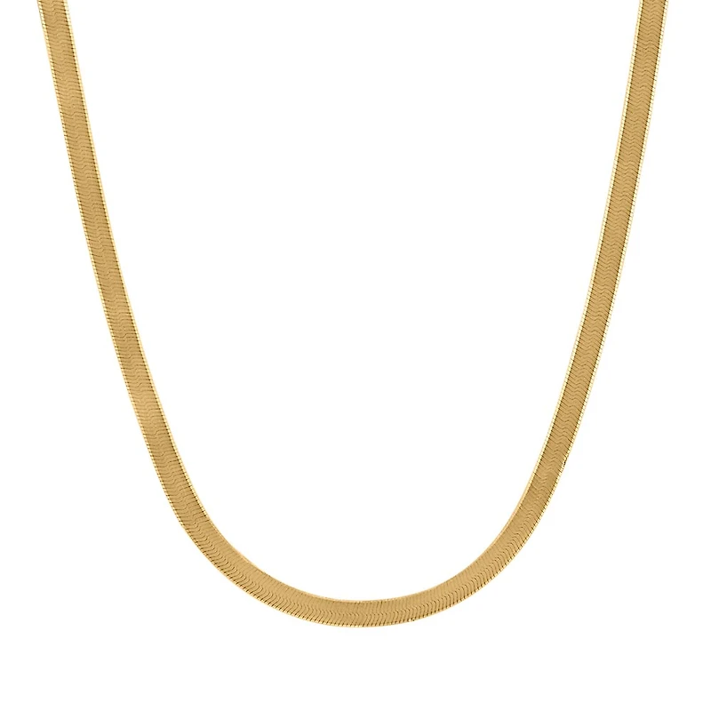 16″-18″ 3MM Herringbone Chain in 10kt Yellow Gold