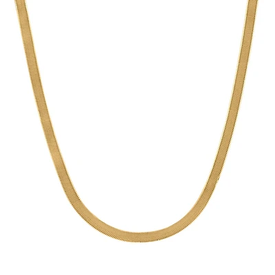 16″-18″ 3MM Herringbone Chain in 10kt Yellow Gold