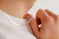 22″ Mariner Chain in Sterling Silver