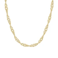 18″-20″ Singapore Chain in 10kt Yellow Gold