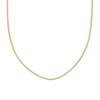 18″ Wheat Chain in 10kt Yellow Gold