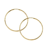 48MM Sleeper Hoop Earrings in 10kt Yellow Gold