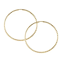 58MM Sleeper Hoop Earrings in 10kt Yellow Gold