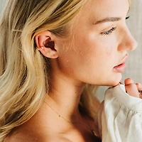 Mik Zazon Growth Collection Single Ear Cuff in 10kt Yellow Gold