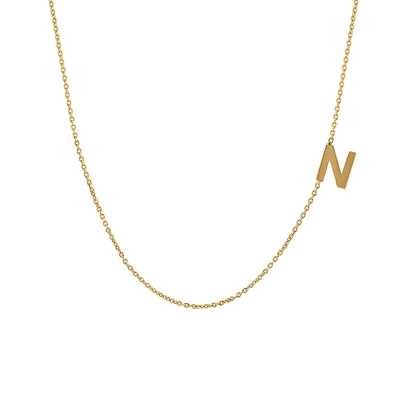 16″-18″ Initial N Necklace
