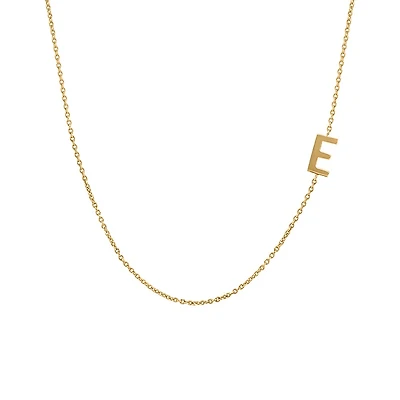 16″-18″ Initial E Necklace