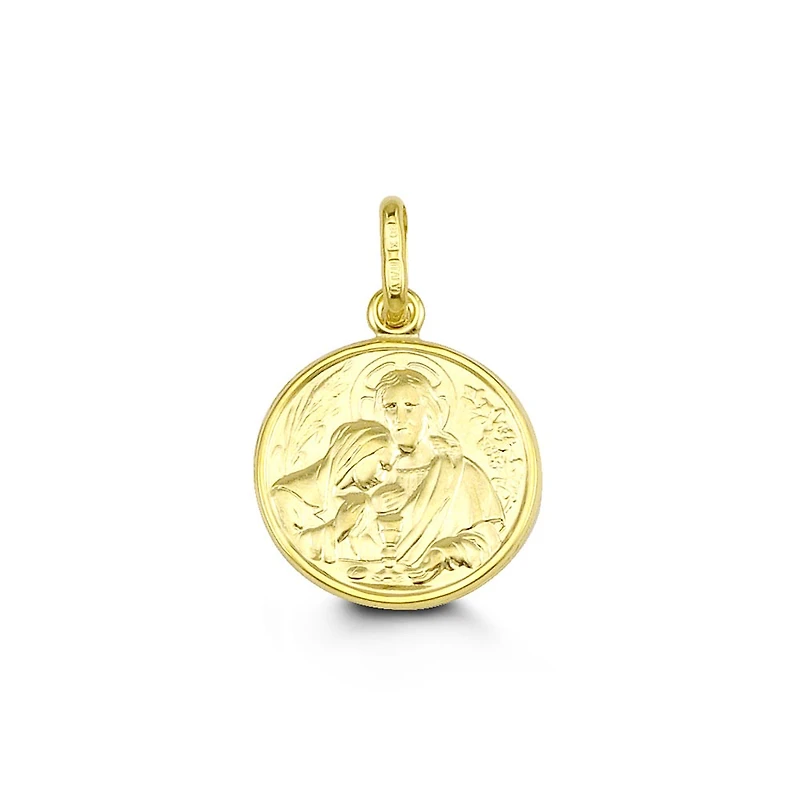 Communion Disc Pendant in 10kt Yellow Gold