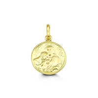 Communion Disc Pendant in 10kt Yellow Gold
