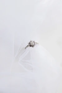Enchanted Disney Elsa Engagement Ring with .63 Carat TW of Diamonds in 14kt White Gold