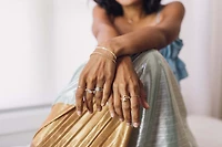 7.5″ 2mm Rope Chain Bracelet in 10kt Yellow Gold