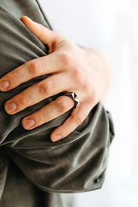 Star Wars Darth Vader Ring with .20 Carat TW of Diamonds in Sterling Silver