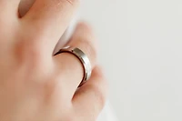 6MM Comfort Fit Wedding Band in Tungsten