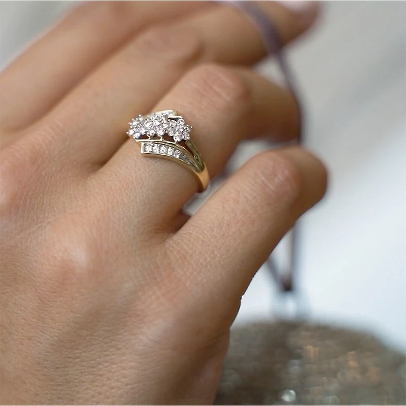 Ring with .50 Carat TW of Diamonds in 10kt Yellow Gold