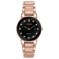 Women’s Citizen Eco-Drive Rose Tone Axiom Diamond Watch