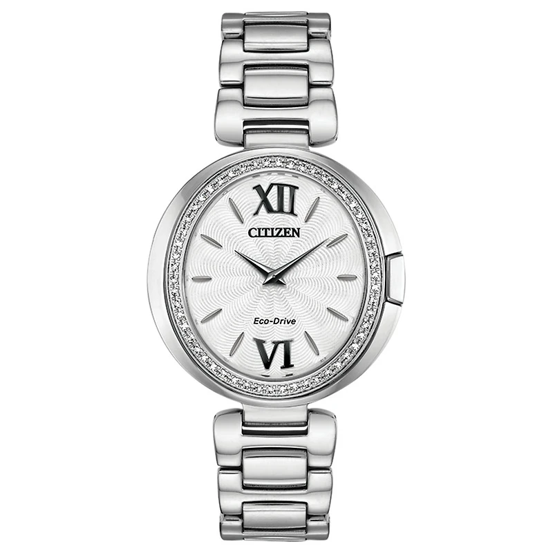 Women’s Citizen Eco-Drive Silver Tone Capella Diamond Watch