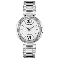 Women’s Citizen Eco-Drive Silver Tone Capella Diamond Watch
