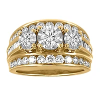 Ring with 2.00 Carat TW of Diamonds in 14kt Yellow Gold