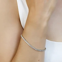 Tennis Bracelet with 1.00 Carat TW of Diamonds in 10kt Yellow Gold