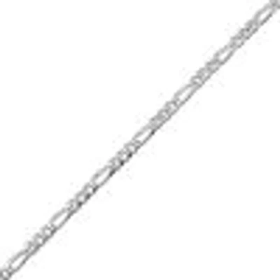 18″-20″ Figaro Chain Sterling Silver