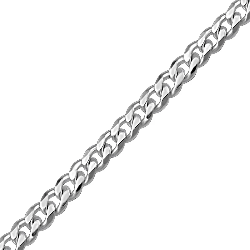 9” Curb Bracelet in Sterling Silver