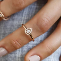 Ring with .10 Carat TW of Diamonds in 10kt Rose Gold