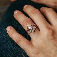 Oval Solitaire Engagement Ring with .50 Carat Diamond in 14kt White Gold