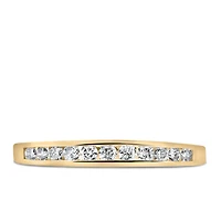 Wedding Band with Carat TW of Diamonds in 14kt Yellow Gold