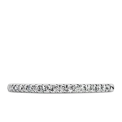 Wedding Band with .15 Carat TW of Diamonds in 14kt White Gold