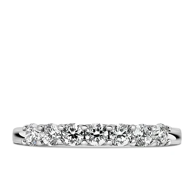 Fire of the North Wedding Ring with .50 Carat TW of Diamonds in 14kt White Gold