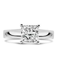Canadian Solitaire Engagement Ring with 1.50 Carat Diamond in 14kt White Gold