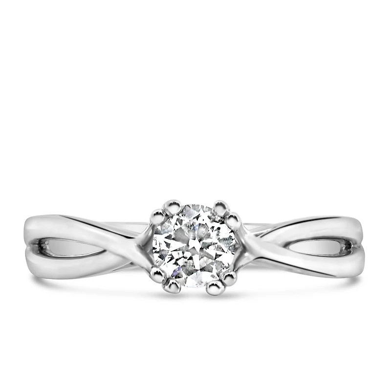 Fire of the North Diamond Engagement Ring with .40 Carat TW of Diamonds in 14kt White Gold