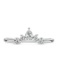Laurel Luxe Diamond Band with .29 Carat TW of Diamonds in 14kt White Gold