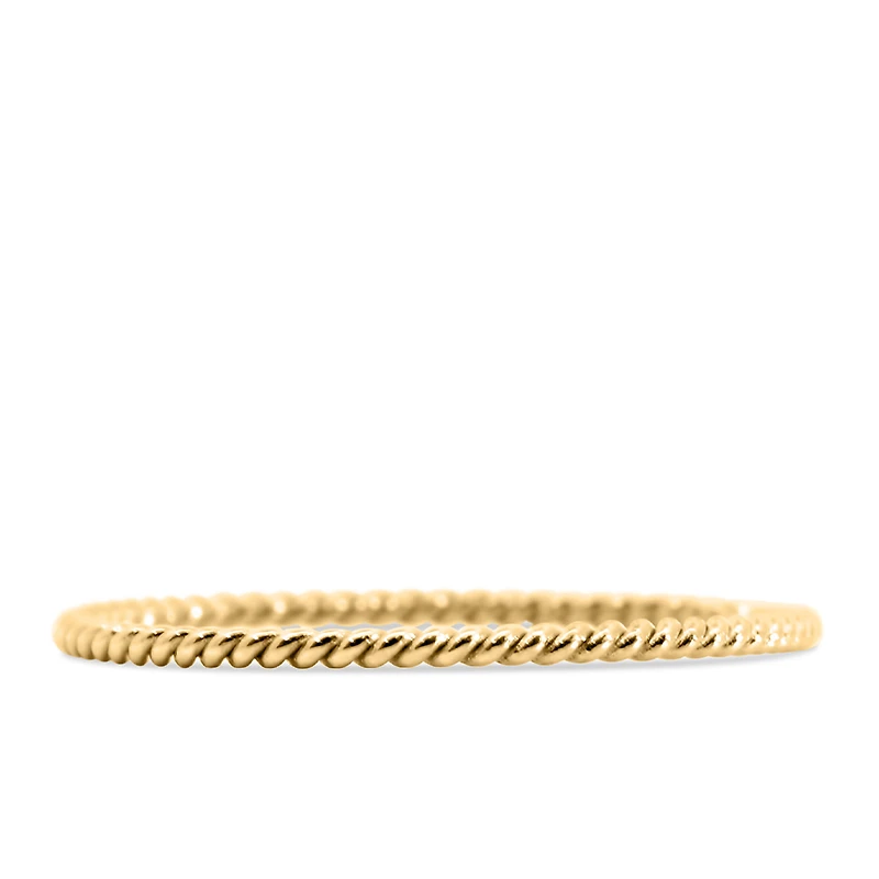 Everyday Stacking Twisted Ring in 10kt Yellow Gold