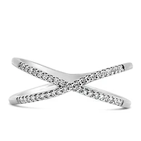 Ring with .15 Carat TW of Diamonds in Sterling Silver