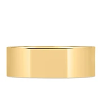 6MM Cigar Band in 10kt Yellow Gold