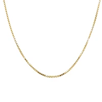 24″ Box Chain in 10kt Yellow Gold