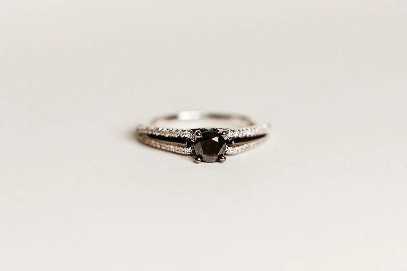 Star Wars The Dark Side Engagement Ring with .75 Carat TW of Diamonds in 14kt White Gold