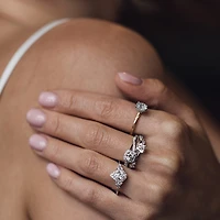 Colourless Collection Oval Solitaire Engagement Ring with .82 Carat TW of Diamonds in 18kt Yellow Gold