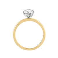 Pear Engagement Ring with 1.33 Carat TW of Lab Created Diamonds in 14kt Yellow Gold