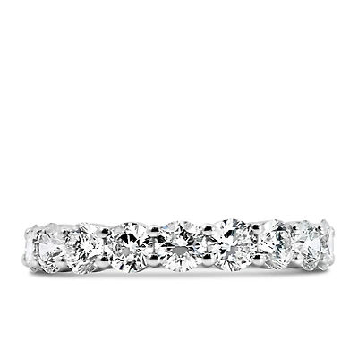 Wedding Band with 1.50 Carat TW of Lab Created Diamonds in 14kt White Gold