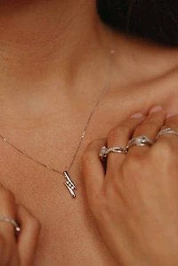 Pendant with Carat TW of Diamonds in 10kt White Gold with Chain